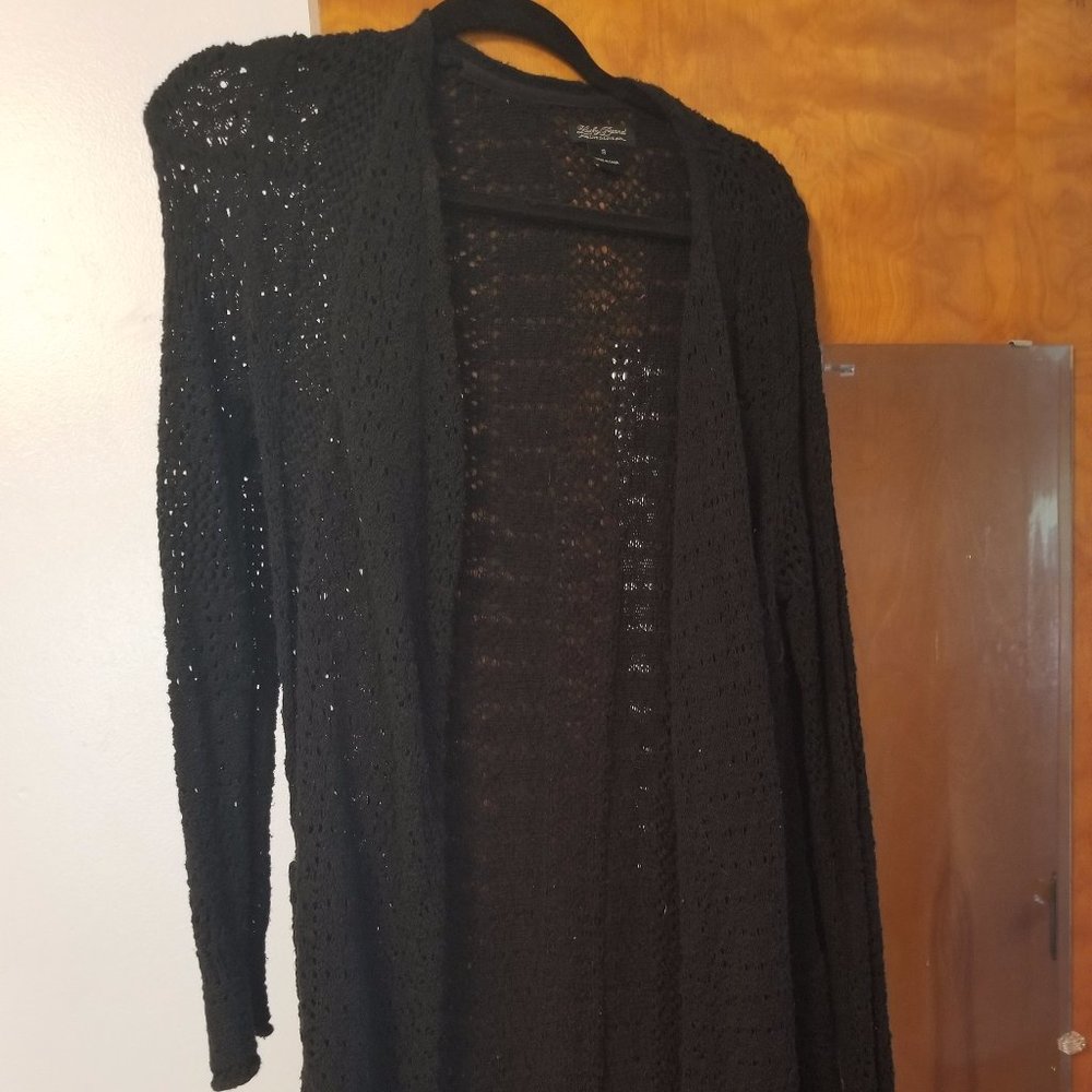 Black Knit Cardigan
